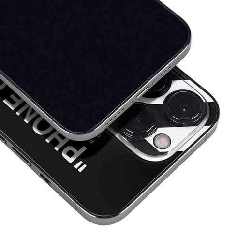 Black and White Stripes iPhone 14 Pro Skin
